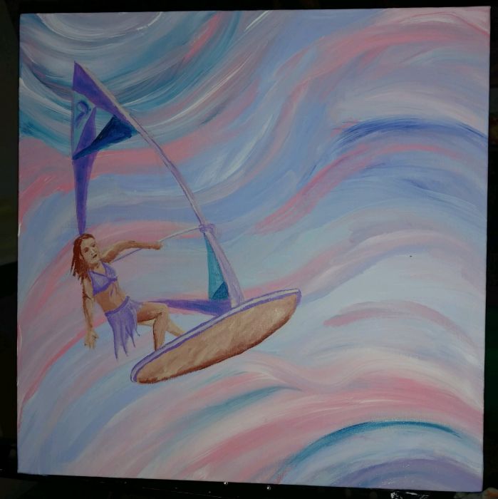 Surfing the Wind by Deirdre / Wyld_Dandelyon